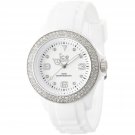 Ice Watch Quartz White Silicone Bracelet White Gem Set Dial Women's Watch - ST.WS.U.S.09