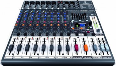 Behringer XENYX X1222USB Premium 16-Input 2/2-Bus Mixer with XENYX Mic Preamps & Compressors