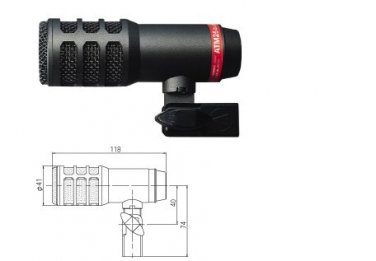 Audio-technica ATM25 Hypercardioid Microphone