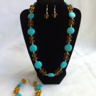 Chez gemstone necklace sets