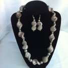 Snow twist necklace sets
