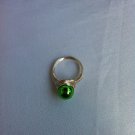 Hot green bead ring