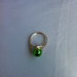 Hot green bead ring