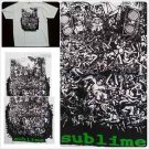 SUBLIME white T- shirt 90'S Tee Sublime short sleeve T shirt rock band S-XL