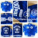 Phi Beta Sigma 100 YEAR Centennial Blue White fraternity Coat Jacket M-5X