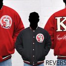 KAPPA ALPHA PSI RED BLACK Jacket Coat L-6X REVERSABLE NUPE COAT KAPPA ALPHA PSI