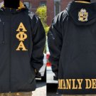 ALPHA PHI ALPHA Jacket Hoodie Coat Alpha Phi Alpha Black Hoody Jacket M-5X NEW