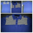 Ecko Blue White Black Polo Shirt Ecko Unltd blue short sleeve polo shirt S-XL