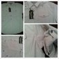 Gray White long sleeve button up shirt Military style roll up sleeve shirt L-2X