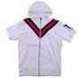 Rich Yung White hoodie Jacket Rich Yung white short sleeve hoodie jacket M-2XL