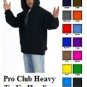 Gray Zip Up Hooded Sweatshirts PRO CLUB Adult Zip Up Hoodie Hoody sweater S-7X