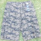Olive Army Green Camouflage cargo shorts green Camouflage cargo shorts W32-44