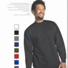 Black Crew Neck Fleece sweat shirt PRO CLUB Heavy Crew neck sweat shirt  S-7X