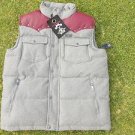 Blac Label Gray Burgundy Wool sleeveless Vest Men's Two Tone SLEEVELESS VEST  L