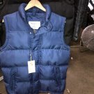 Blue sleeveless down vest Blue Sleeveless Bubble Vest Casual Vest jacket S-3X