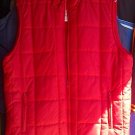 Red sleeveless down vest Sleeveless outdoor Vest Red Casual Vest jacket S-3X