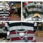 White Gray short sleeve V neck T shirt Casual Fashion V neck Shirt S-XL NWT