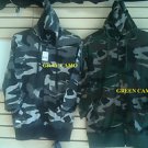 Gray Camouflage long sleeve jacket Camouflage hoody hoodie jacket Coat M-2X