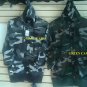 Gray Camouflage long sleeve jacket Camouflage hoody hoodie jacket Coat M-2X