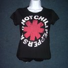 Womens Black short sleeve Red Hot Chili Peppers Vintage Style T SHIRT S-XL NWOT