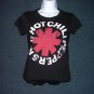 Womens Black short sleeve Red Hot Chili Peppers Vintage Style T SHIRT S-XL NWOT