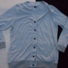 Heather Gray Cardigan Sweater Soft Cotton long sleeve cardigan sweater XL NWOT