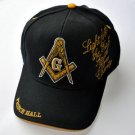 Mens Black Prince Hall baseball Cap Prince Hall Mason Baseball Cap Hat  PHA