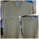 KHAKI BROWN SHORT SLEEVE V NECK T SHIRT  PRO CLUB COMFORT T SHIRT S-3X 6PACK