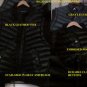 Black sleeveless down vest Leather Sleeveless Bubble Vest Casual Vest jacket M-3