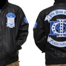 Phi Beta Sigma Leather Fraternity Jacket Black Phi Beta Sigma Jacket Coat M-5X