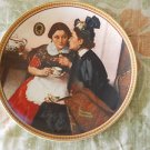 Norman Rockwell's Sweet 'Gossiping in the Alcove' 1983 Collector Plate
