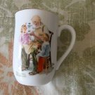 One Vintage 1982 Norman Rockwell Museum Collectible Cups, The Toymaker