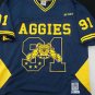 NC A&T AGGIES Blue short sleeve College Football Jersey North Carolina A&T 2X