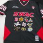 SWAC Southwestern Athletic Conference Black SWAC College Football Jersey XL