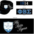PHI BETA SIGMA CAP HAT BLACK PHI BETA SIGMA CADET HAT