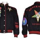 Order of the Eastern Star O.E.S Black Race Jacket O.E.S. Black Jacket S-6X NWT