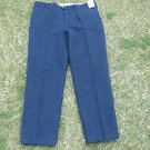 Renoir blue casual dress pants mens blue khaki work casual dress pants 46WX32L