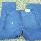 MEOSHE blue Corduroy pants mens blue Boot leg casual Corduroy pants 38WX32L