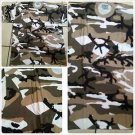 Brown Camouflage short sleeve T shirt Mens Shaka Wear Camouflage T shirt 3XL