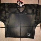 Black short sleeve blank football jersey Bike black Polyester Football Shirt S/M