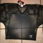 Black short sleeve blank football jersey Bike black Polyester Football Shirt S/M