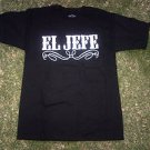 EL JEFE Black short sleeve T shirt THE BOSS EL JEFE short sleeve T Shirt M-2X