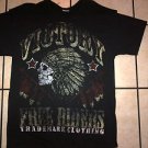 Black short sleeve Vintage style T Shirt Indian Print short sleeve T shirt S-XL