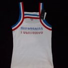Girls White PUERTO RICO Tank Top Jersey PUERTO RICO Sleeveless Jersey T shirt XL