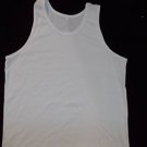 WHITE TANK TOP T-SHIRT LIGHT WEIGHT COTTON TANK TOP T-SHIRT SINGLE TANK TOP M L