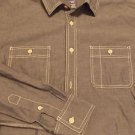 COVINGTON gray long sleeve button up shirt Gray Long sleeve casual shirt L