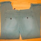Mens colored denim jeans Aqua blue cotton jeans Mens slim fit jeans W34X32L