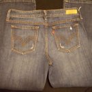 LEVIS blue denim jean pants Womens Levi's 545 Low Skinny blue jeans W28X26L