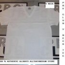 WHITE SHORT SLEEVE V-NECK T SHIRT PRO CLUB HEAVY WEIGHT V NECK T SHIRT 1PC/XLT