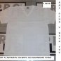 WHITE SHORT SLEEVE V-NECK T SHIRT PRO CLUB HEAVY WEIGHT V NECK T SHIRT 1PC/XLT